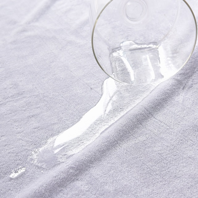 واقي مرتبة مضاد للماء من قماش تيري مبيعًا 80٪ قطن 20٪ قماش تيري من قماش تيري مغلف بواقي مرتبة مقاوم للماء من البولي يوريثان